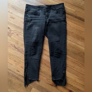Democracy Black Ankle Jeans